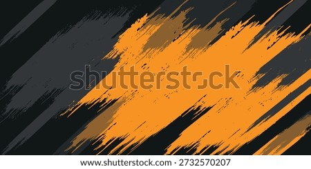 Abstract Sports Background with Orange and Red Gradient Brushstrokes and Halftone Effect, modern