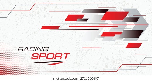 Vector de fondo del día deportivo Abstractas. Ilustración vectorial de fondo de deportes de carreras