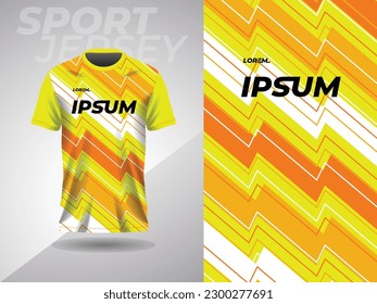 abstract sports yellow jersey football soccer racing gaming motocross cycling running