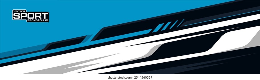 Abstract sporty background with exclusive colors. Abstract racing graphic design, vector design for vehicle wrap, t-shirt, jersey, gamer, esport, racing car, rally, and adventure ready to print.