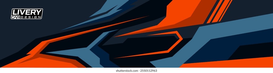 Fundo desportivo abstrato com cores exclusivas. Design gráfico de corrida abstrato, design vetorial para envoltório de veículos, t-shirt, camisa, gamer, esporte, carro de corrida, rali e aventura pronto para imprimir.