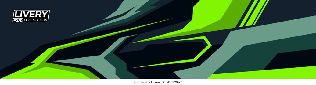 Fundo desportivo abstrato com cores exclusivas. Design gráfico de corrida abstrato, design vetorial para envoltório de veículos, t-shirt, camisa, gamer, esporte, carro de corrida, rali e aventura pronto para imprimir.