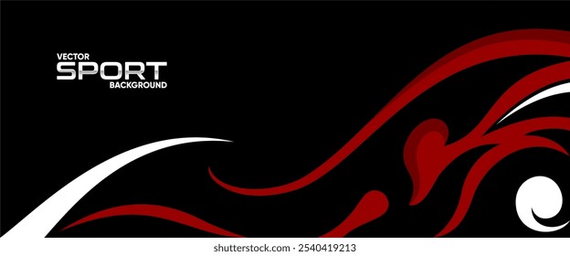 Abstract sporty background. Abstract racing graphic design, vector design for vehicle wrap, jersey, gamer, esport, racing car, rally, and adventure ready to print.