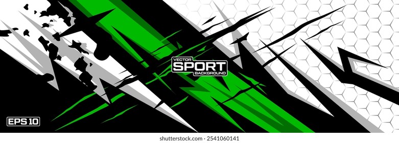 Resumo desportivo. Design gráfico de corrida abstrato, design vetorial para envoltório de veículos, camisa, gamer, esporte, carro de corrida, rali e aventura pronto para imprimir