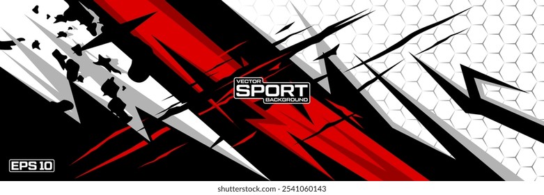 Resumo desportivo. Design gráfico de corrida abstrato, design vetorial para envoltório de veículos, camisa, gamer, esporte, carro de corrida, rali e aventura pronto para imprimir