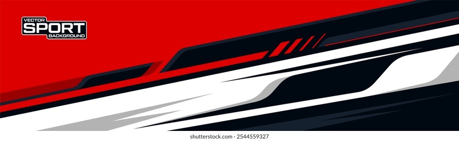 Abstract sporty background. Abstract racing graphic design, vector design for vehicle wrap, jersey, gamer, esport, racing car, rally, and adventure ready to print.