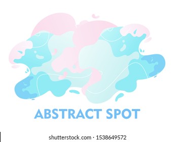 abstract spot, burst of light waves of pastel colors on a white background, vector illustration,