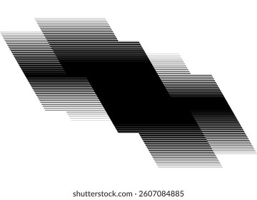 Abstract spot. Design element Vector black and white background of thin broken lines. Striped pattern. The basis for web design, posters, toys, 
 advertising, packaging. Vector background.