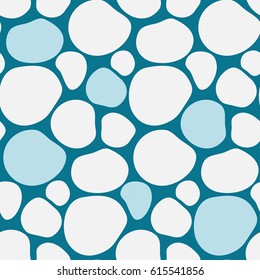 Abstract spot pattern with hand drawn spots. Seamless monochrome spot pattern for fabric, wallpapers, wrapping.