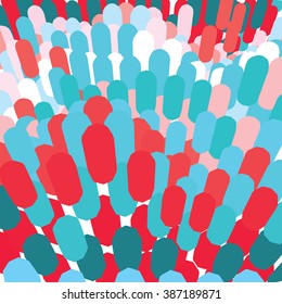 Abstract Spot Pattern. Vector Illustration.