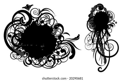 Abstract spot swirl design