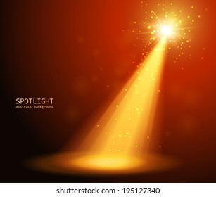 abstract spotlight background vector illustration