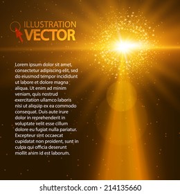 Abstract spotlight background. Vector illustration