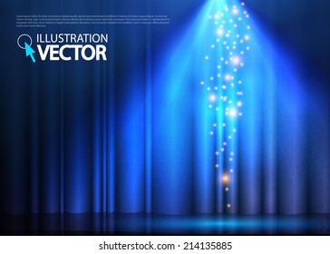 Abstract spotlight background. Vector illustration 