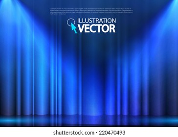Abstract spotlight background. Vector illustration
