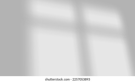 Abstract Spots Of Light On Gray Room Wall. EPS10 Vector