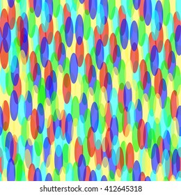 Abstract spots seamless pattern , motley and clear in the cream-colored. Endless background.
