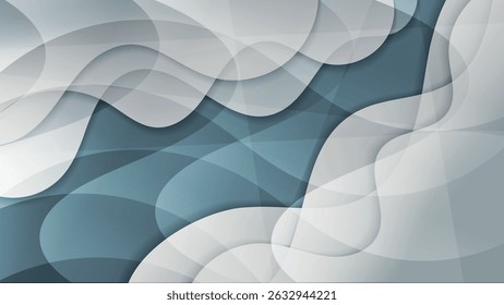 Abstract spotted background in azure grey tones. An excellent illustration for advertising, posters, postcards, business cards, corporate attributes and your other projects. Vector.