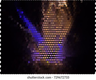 Abstract spotted halftone background. Design element for book covers, presentations layouts, title backgrounds. Vector clip art.