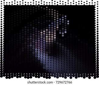 Abstract spotted halftone background. Design element for book covers, presentations layouts, title backgrounds. Vector clip art.