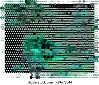 Abstract spotted halftone background. Design element for book covers, presentations layouts, title backgrounds. Vector clip art.