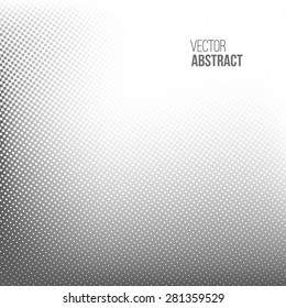 Abstract spotted halftone background. Vector illustration for business presentation