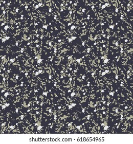 Abstract spotted and mottled motif. Seamless pattern.