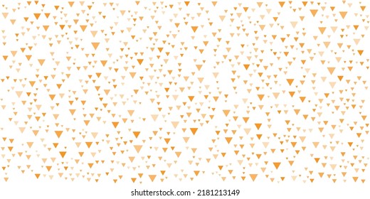 Abstract Spotted Pattern - Random Placed Triangles of Various Sizes, Texture with Copyspace, Generative Art, Vector Design on Light Background