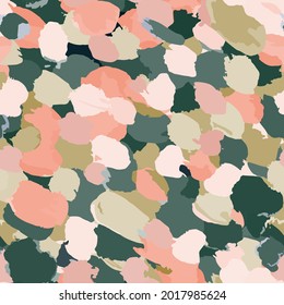 Motif abstrait harmonieux tacheté de peinture