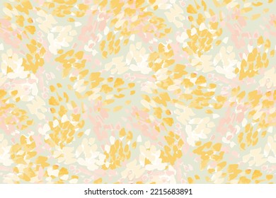 Abstract spotted seamless pattern painted with paint