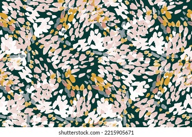 Abstraktes, nahtloses Muster mit Farbe gemalt