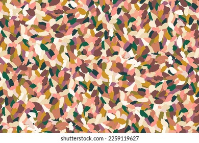 Abstract spotted seamless pattern painted with paint