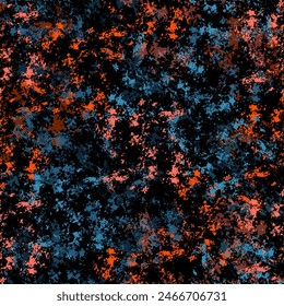 Abstract spotted seamless pattern painted with paint Vector