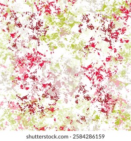 Abstract spotted seamless pattern painted with paint Vector Illustration. Vintage Retro Console Game Pixel Background.