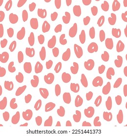Resumen manchado a la perfección en tonos pastel. Fondo con pinceladas rosadas. Ilustración dibujada a mano por vectores. Perfecto para decoraciones, papel pintado, papel envolvente, tela.