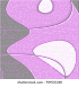 Abstract spotted vector illustration
