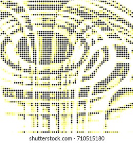 Abstract spotted vector illustration
