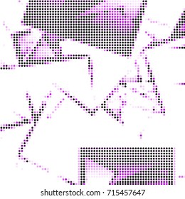 Abstract spotted vector illustration
