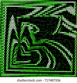 Abstract spotted vector illustration
