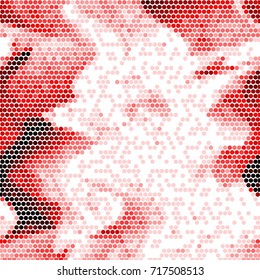 Abstract spotted vector illustration
