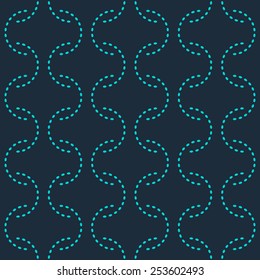 abstract spotty geometric seamless pattern