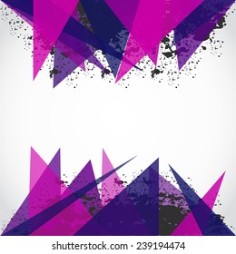 Abstract spray geometric background