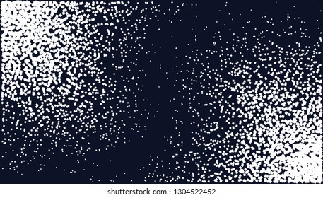 abstract spray geometry particle on dark background