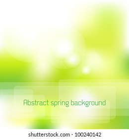 Abstract spring background