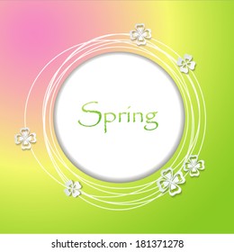 Abstract spring background