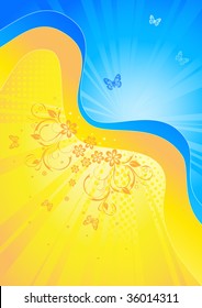 Abstract Spring background