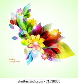 Abstract Spring Background Stock Vector (Royalty Free) 71538835 ...