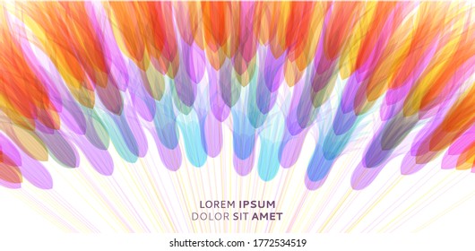 Abstract spring background with delicate flowers. Element for design. Vector illustration for postcard, invitation or presentation.