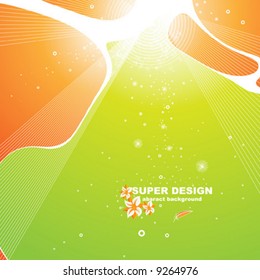Abstract spring background for design.