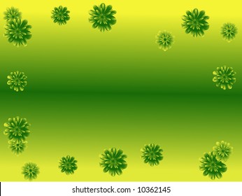 Abstract spring background with flowers